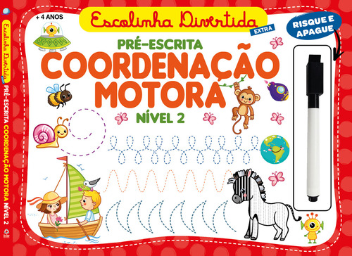 Escolinha Divertida Extra - Cordenação Motora - Nível 2, De A Line. On Line Editora, Capa Dura Em Português