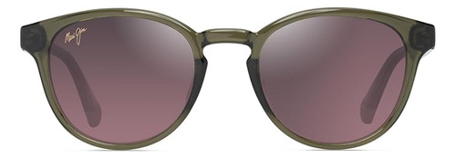 Gafas De Sol Redondas Maui Jim Hiehie - Polarizadas, Estilo Clásico Y Elegante, Protección Uv