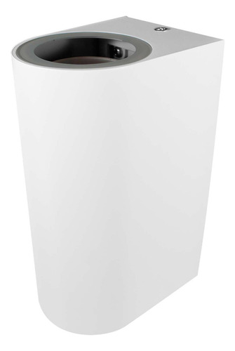 Lámpara Arbotante Para Exterior De Sobreponer Color Blanco Luz Cálida 3000 K Nerea Illux Ml-7410