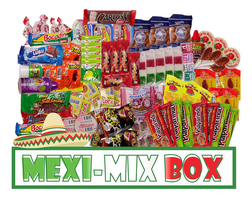 Dulces Mexicanos Surtidos Mexi-mix Box 86 Unidades