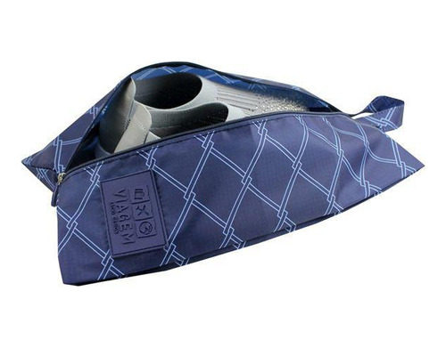 Bolsa Porta Sapato Estampada Viagem Jacki Design Azul