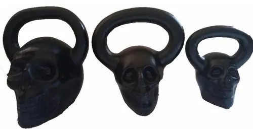 Kit De Pesas Rusas De Calavera 2 De 20kg 2 De 10kg Env o gratis