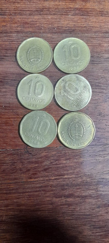 Monedas De 10 Centavos De Austral