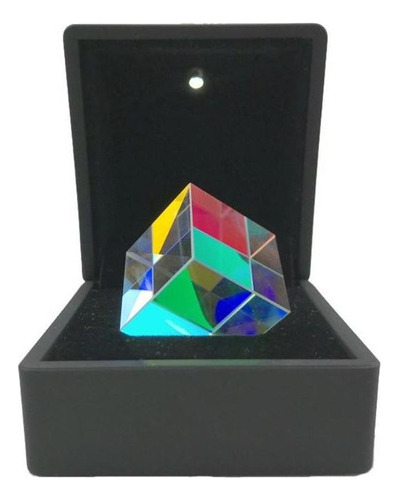 Cubo De Luz De Seis Lados Con Prisma De Color Caja De Luz