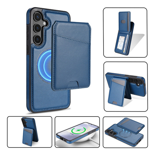 Funda Para Samsung A55 Wallet Con Blindaje Magnético,