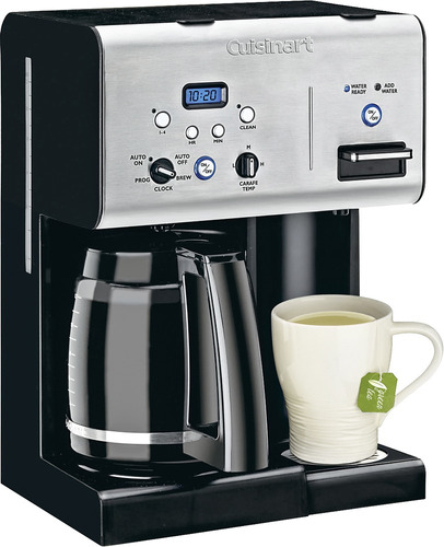 Cafetera Dual Cuisinart Cafe Y Te Automatica Y Programable