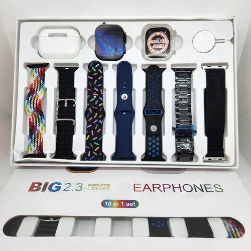 Kit Smartwatch I20 Ultra Max 2025 Con Altavoces Bluetooth