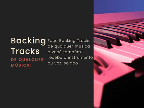 Backing Tracks Da Música Que Você Quiser!