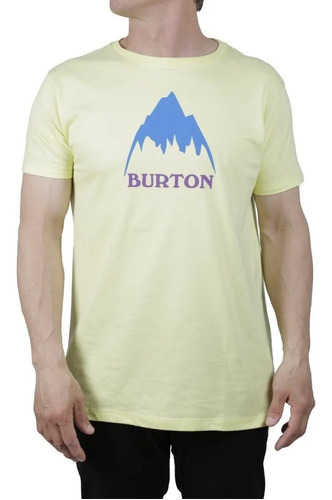 Remera Burton Mc Mountain Logo Pop B2hmountpomc3r Hombre