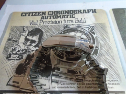 Citizen Panda Bull Head 8110 Octagon Chronograph 67 9356