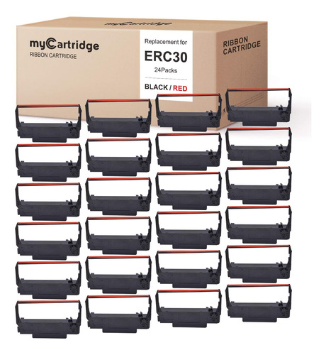 Mycartridge 24 Pack Erc30 Erc-30 Erc 30 34 38 B / R Compatib