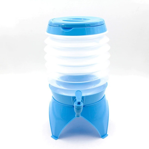 Bidón Para Agua Bebidas Acordeón Plegable Portátil Con Grifo