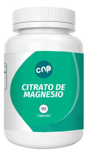 Citrato De Magnesio Suplemento 90 Capsulas 400 Mg Cnp Sabor