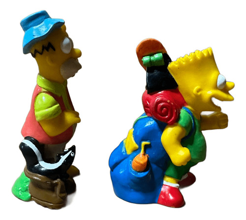 Homero Y Bart Simpson Los Simpson Tcffc Fox 1990 (Usado)