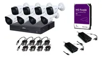 Comprar Kit Dvr 5mp 8ch + 4 Cam 5mp + 4 Cam 5mp Con Micrófono + 3tb