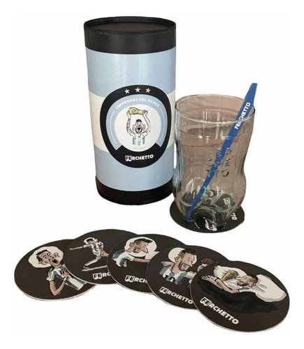 Vaso Fernet Jarra Edición Limitada Argentina + Accesorios