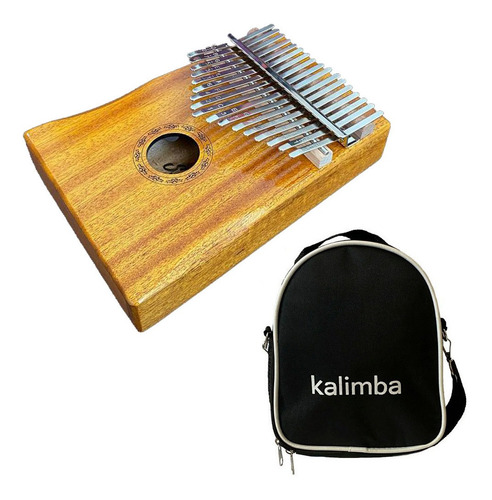 Imagem 1 de 4 de Kalimba Seven 17 Notas Skl-107 N C/ Bag