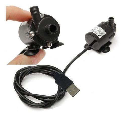 Micro Agua Bomba Sumergible 12v Dc 280l/h Con 1m Cable Usb C