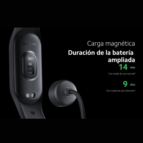 Imagen 5 de 9 de Xiaomi Mi Smart Band 7 1.62" caja negra, malla negra