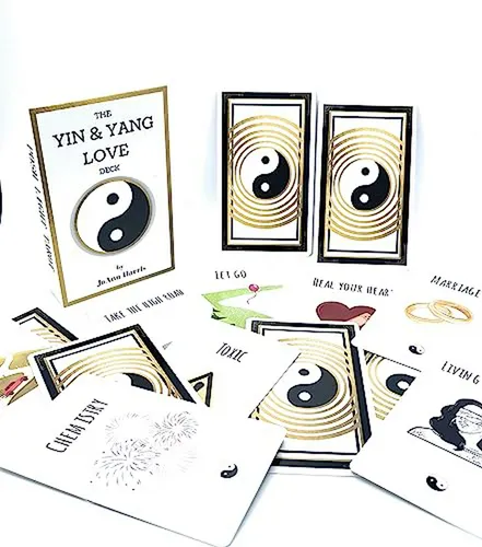 Mazo De Amor Yin & Yang, Cartas Oráculo, 58 Cartas