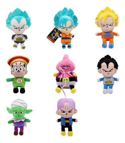 Peluches De Peluche Dragon Ball, 8 Unidades, Motero, Daemon,