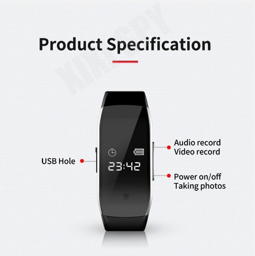 Reloj Espia Camara Oculta Hd Imagen Y Sonido