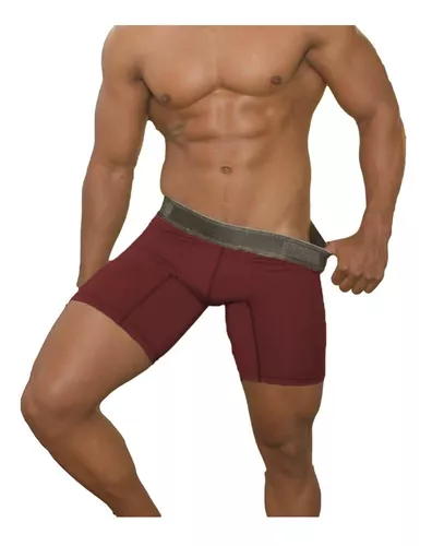 Ropa Interior Hombre Boxers Cortos Leal En Algodón Negro