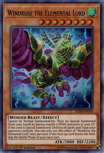 Windrose The Elemental Lord - Blrr-en070 - Ultra Rare