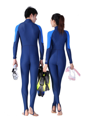 Traje De Buceo Elástico Diseño De Cuerpo Entero Con