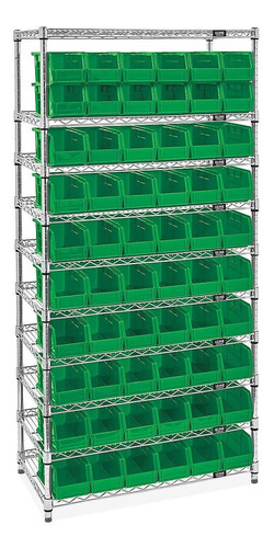 Organizador De Alambre Con Gavetas Verdes De 28x14x12.7 Cm