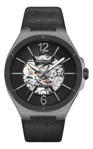 Reloj Hombre Kenneth Cole Kcwge2220702 New York Color de la correa Negro Color del bisel Negro Color del fondo Negro