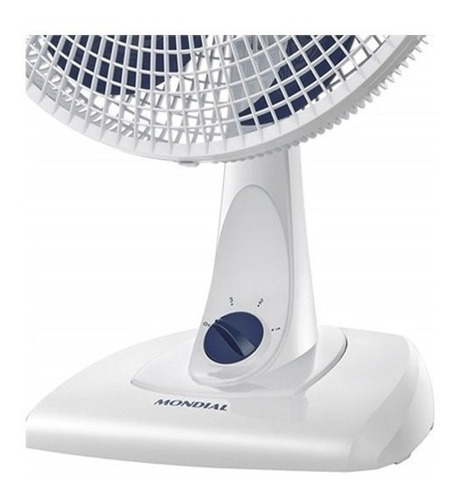 Ventilador De Mesa Mondial 40cm Maxi Power V40w - 220v Cor da estrutura Branco Cor das pás Azul