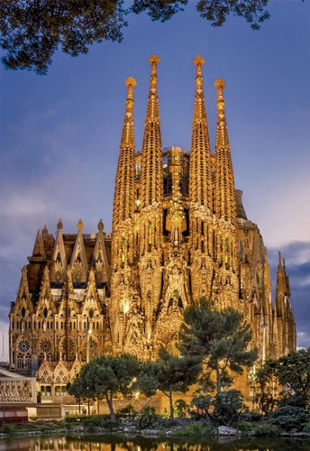 17097 Sagrada Familia Barcelona Rompecabezas 1000 Pzas Educa