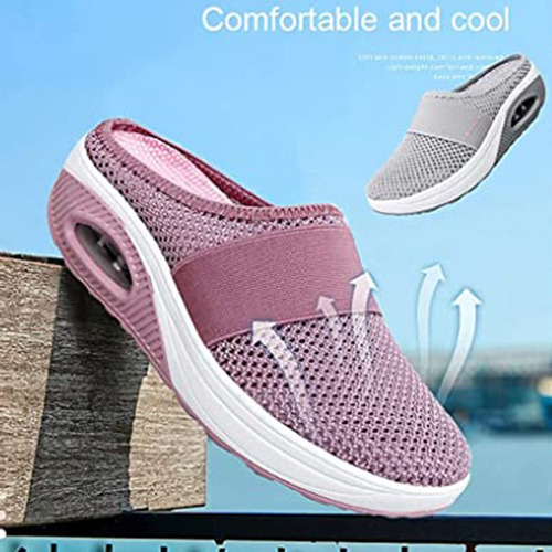 Zapatos Para Caminar Sin Cordones Para Mujer Con Cojín De Ai