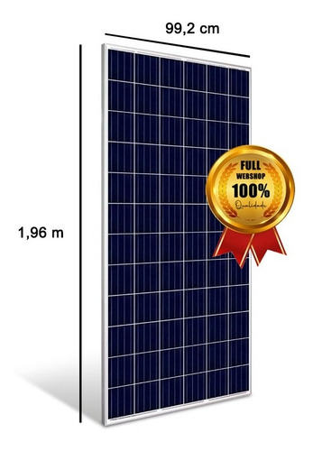 Kit Placa Solar 330w 24v Controlador Carga Motorhome Trailer
