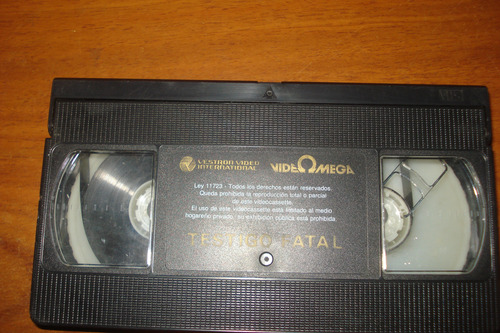 Vhs Testigo Fatal ( Blue Steel, 1990) (Usado)