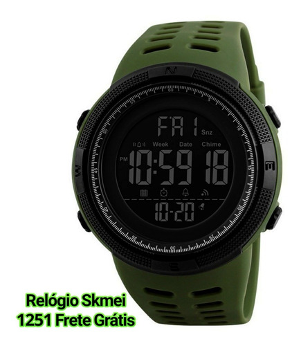 Relógio Masculino Esportivo Digital Skmei 1251 Aprova Dágua