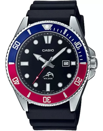 Reloj Casio Mdv-106, Casio Marlin Duro, Bisel Pepsi