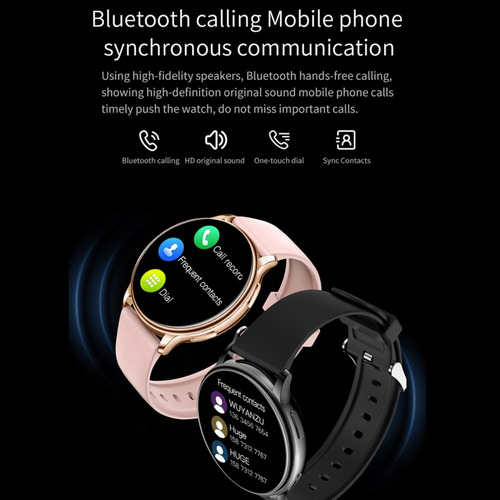 Reloj Inteligente Plateado Y33 Con Pantalla A Color Tft De 1