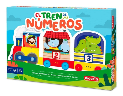 El Tren De Los Números Juego Didáctico- Vamos A Jugar