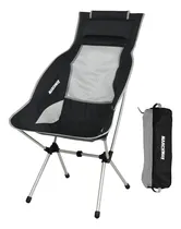 Comprar Silla Plegable Alta Con Reposacabezas Para Camping Y Excursi