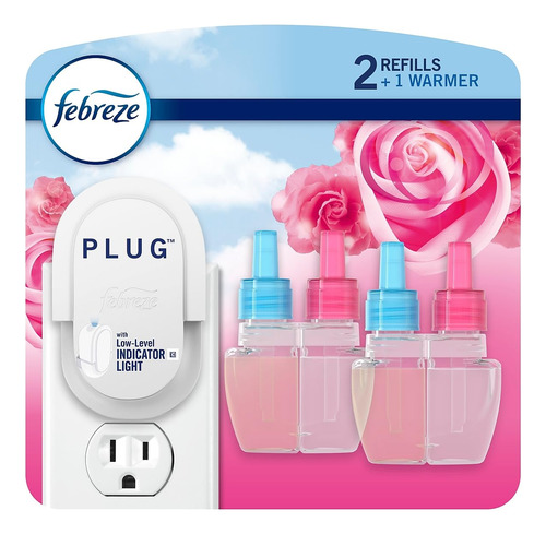 Ambientador Enchufable Febreze Kit Inicio Aceite Fresco Abri Color Fragancia