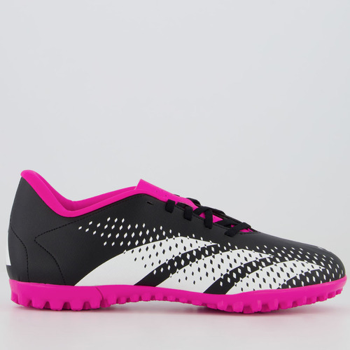 Chuteira adidas Predator Accuracy 23.4 Tf Society Preta/pink