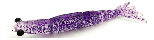Isca Camarão Monster 3x X-move Offset / 9cm - 3un Cor Purple