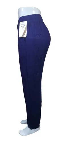 Pantalones en chalis para dama hot sale
