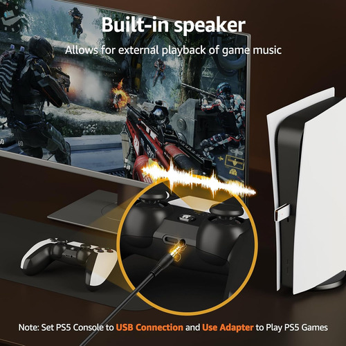 Mando Inalámbrico Iwgame P/ Ps5/ps5 Pro/ps4/pc Blanco