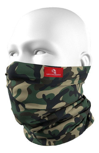 Bandana Máscara Pesca Camuflado Cinza Buff Tubneck