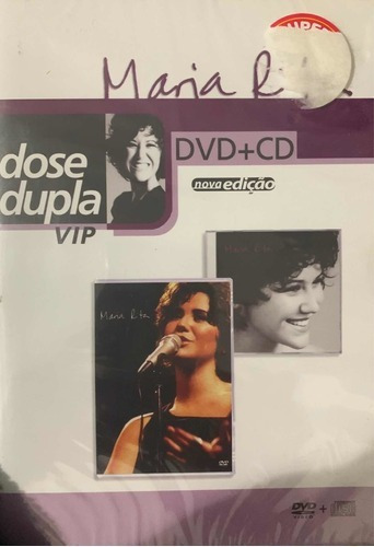 Dvd + Cd - Maria Rita - Dose Dupla Vip - Novo - Lacrado