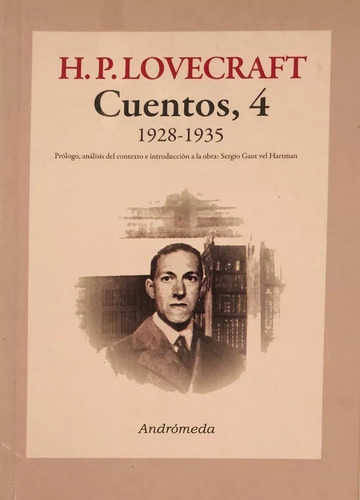 Lote 4 Libros - Lovecraft Cuentos 1897-1935 - Ed. Andromeda