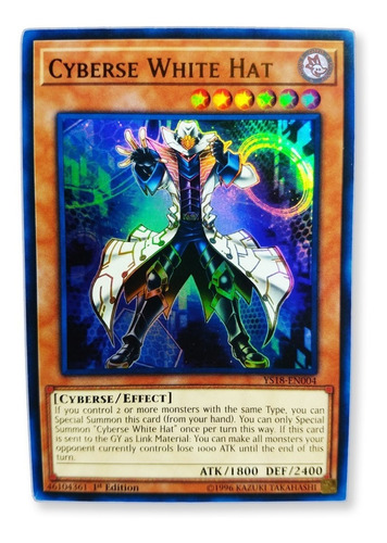 Yugi-oh! Cyberse White Hat Ys18-en004 Ultra